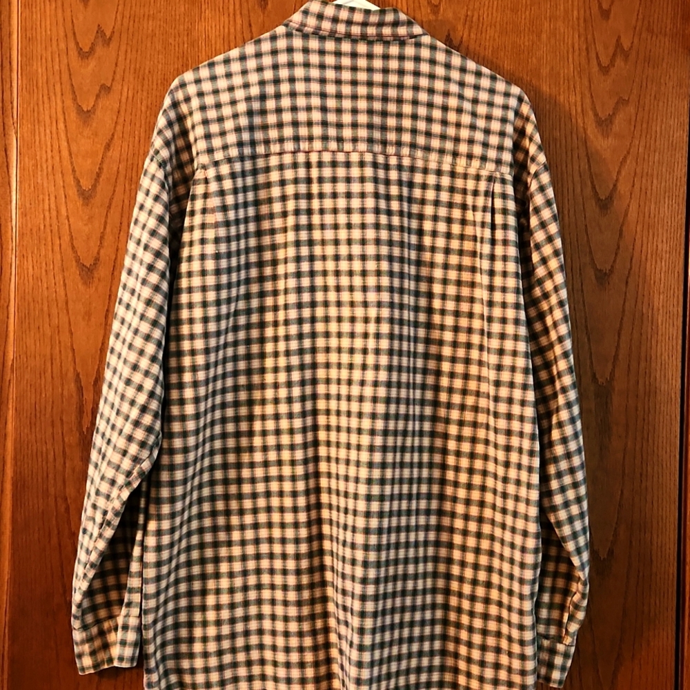 Mens Bugle Boy Size Lg  Plaid Shirt - Picture 6 of 7